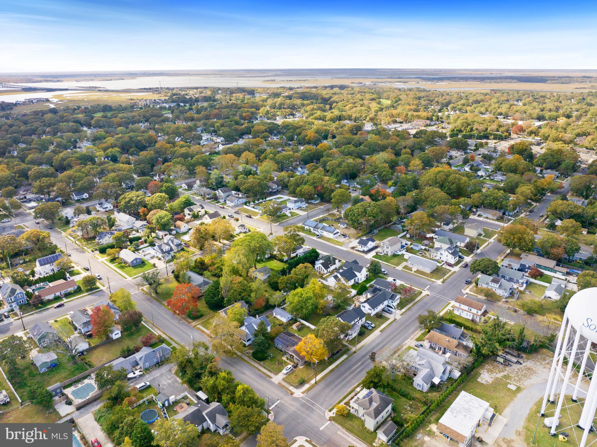303 Garden Terrace Somers Point, NJ 08244 - Photo 30 of 38 an aerial view of residential building with green space