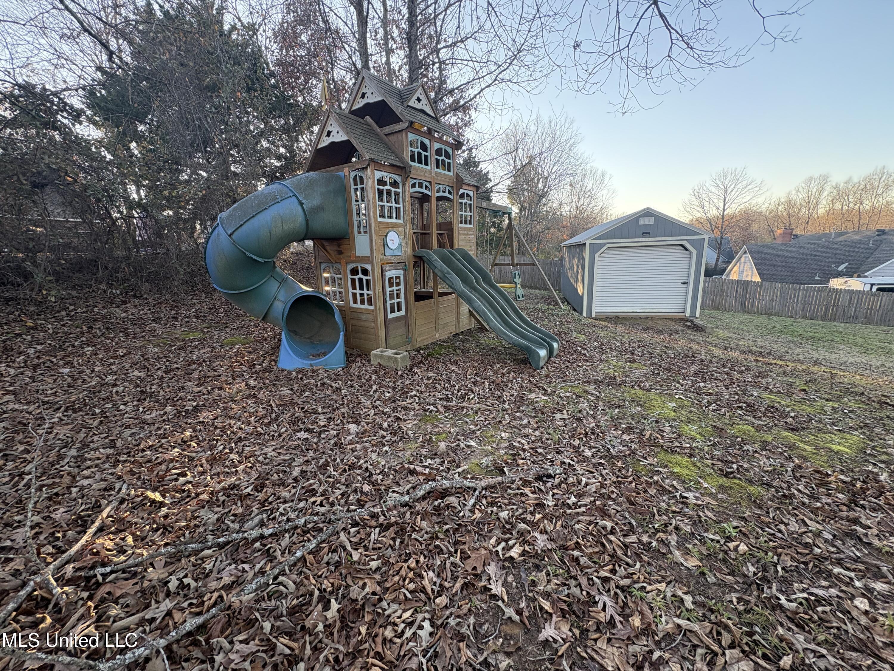 4547 Star Landing Road Nesbit, MS 38651 - Photo 26 of 28 Playground area and out building