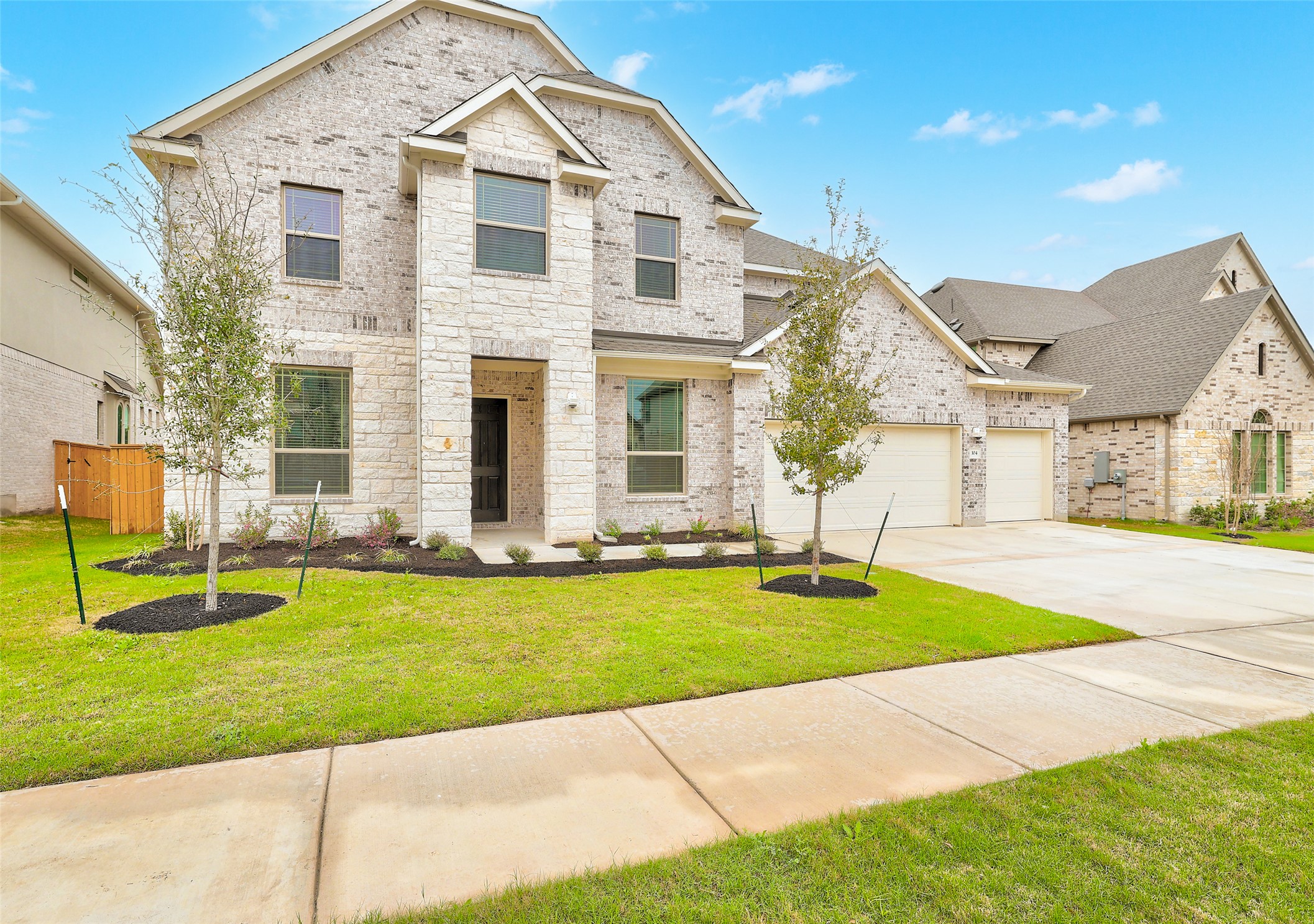 104 Rocky River Road Georgetown, TX 78628 - Photo 2 of 39 a view of a house with swimming pool and a yard
