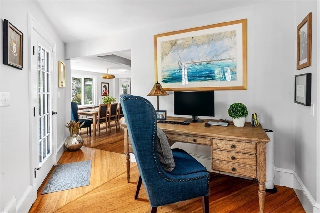241 Jerusalem Road Cohasset, MA 02025 - Photo 20 of 42 a view of a workspace with furniture and a window