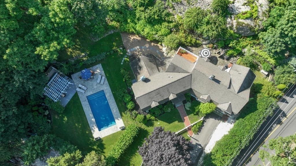 241 Jerusalem Road Cohasset, MA 02025 - Photo 3 of 42 an aerial view of a house with outdoor space and street view