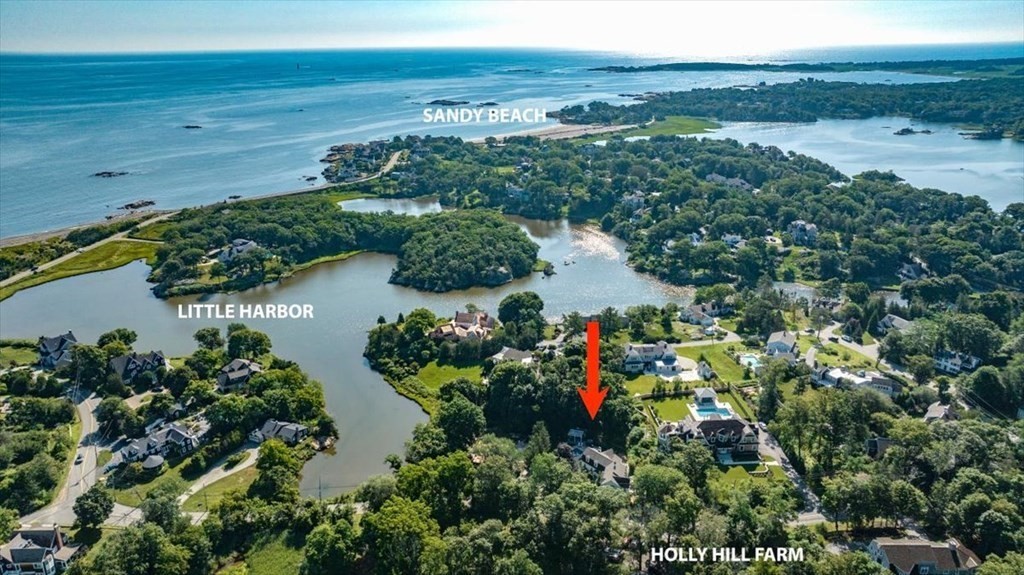 241 Jerusalem Road Cohasset, MA 02025 - Photo 4 of 42 an aerial view of a houses with ocean view