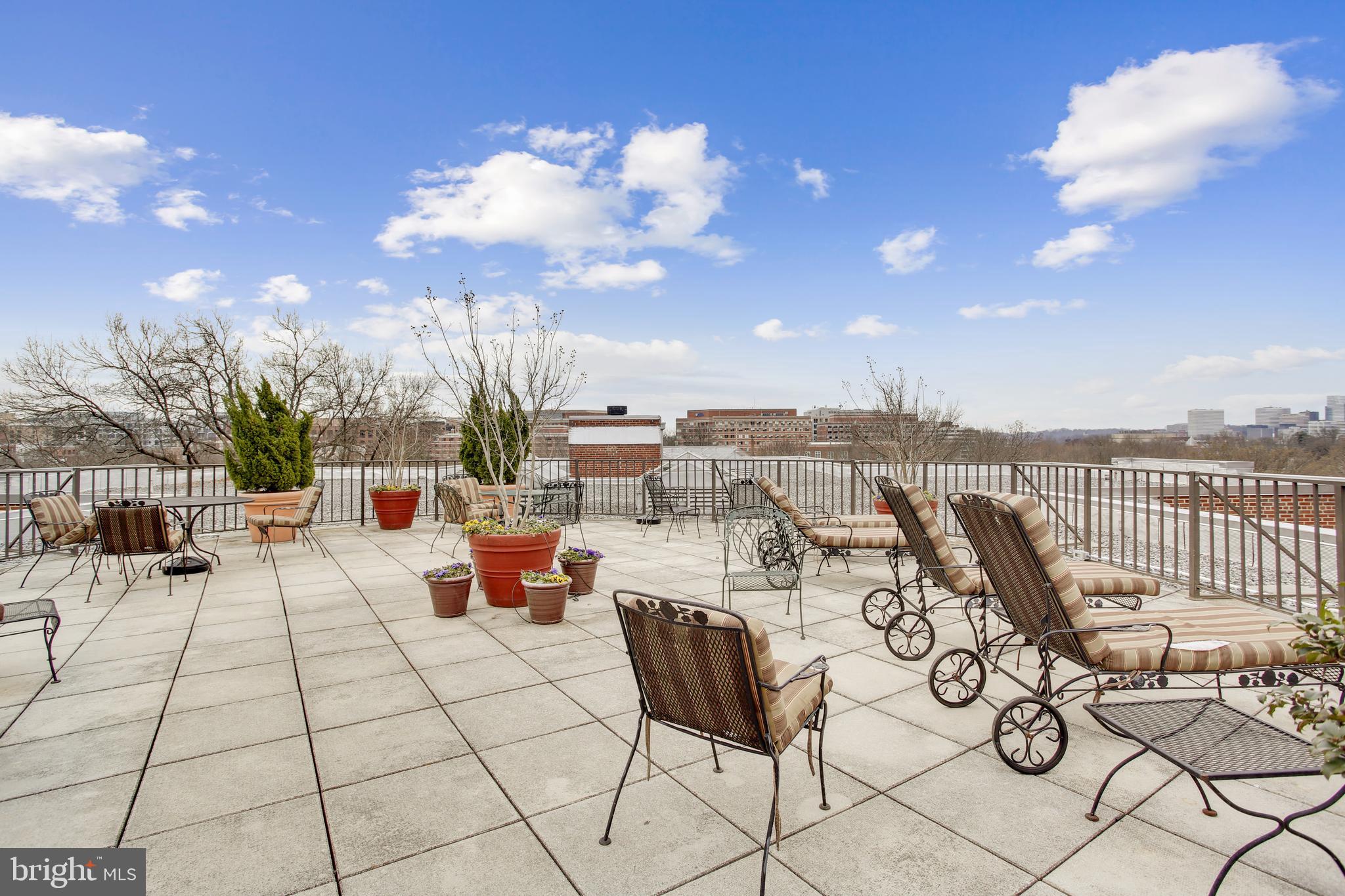 2500 Q Street Northwest, Unit 201 Washington, DC 20007 - Photo 12 of 36 a view of terrace with seating space
