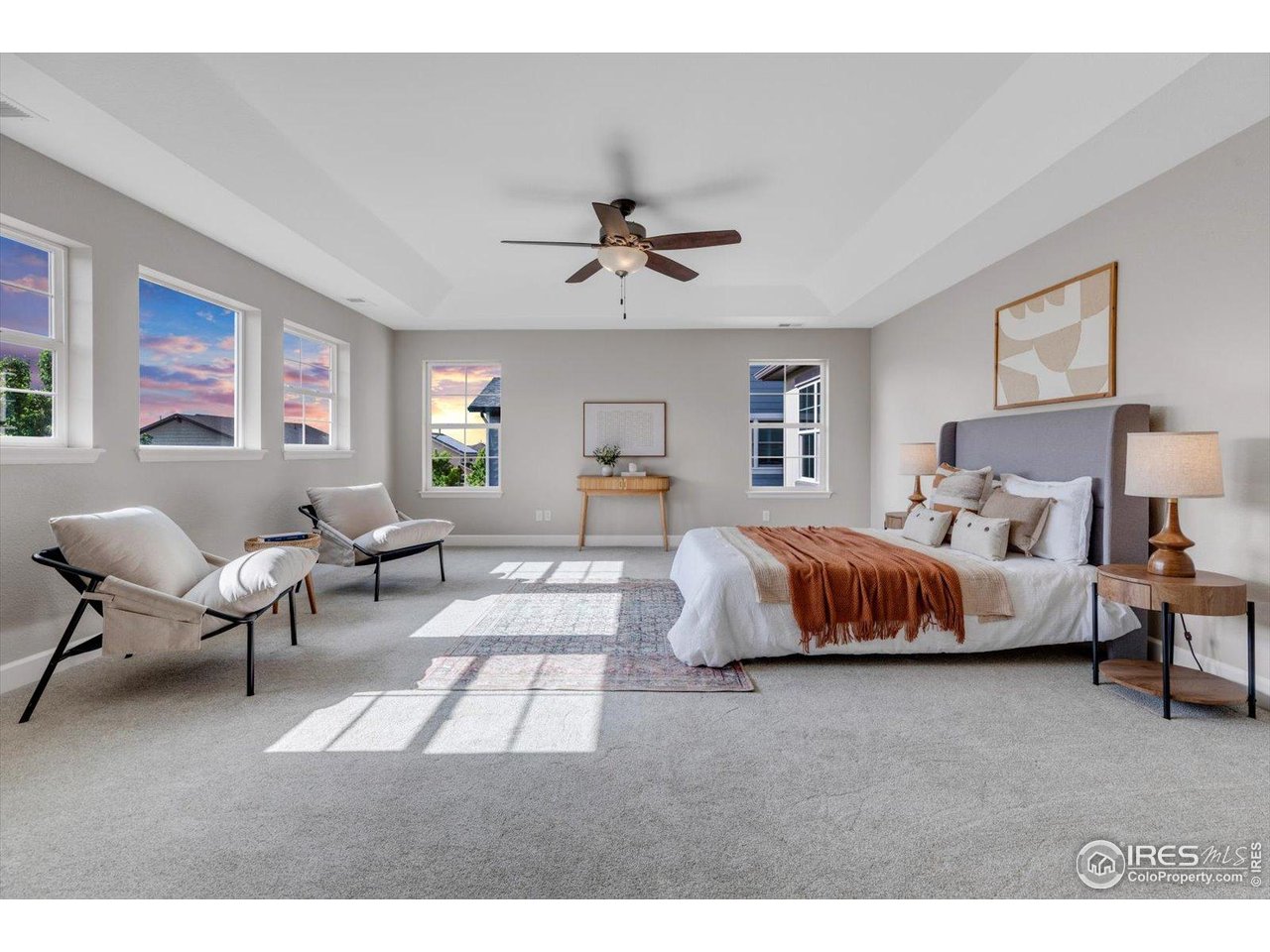 2264 Front Range Road Erie, CO 80516 - Photo 20 of 40 Primary Bedroom Retreat w/ West facing Mountain Views!