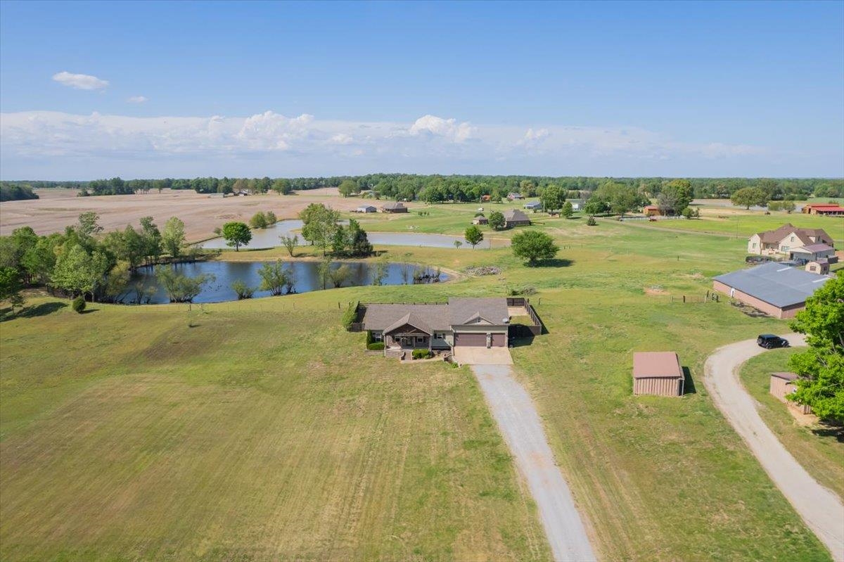 206 Deen Road Brighton, TN 38011 - Photo 32 of 35 Expansive rural property featuring a main residence with an attached garage, and a fenced pool area
