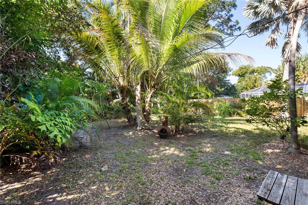 2424 Harbor Road Naples, FL 34104 - Photo 20 of 26 a view of a yard with plants and trees