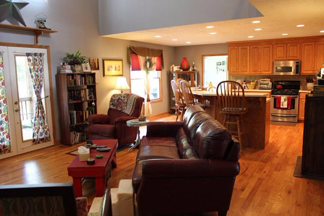 520 Meadow Ridge Drive Callaway, VA 24067 - Photo 6 of 51 Great Room to Kitchen