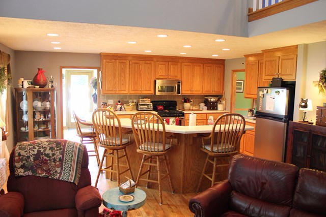 520 Meadow Ridge Drive Callaway, VA 24067 - Photo 9 of 51 Great Room to Kitchen