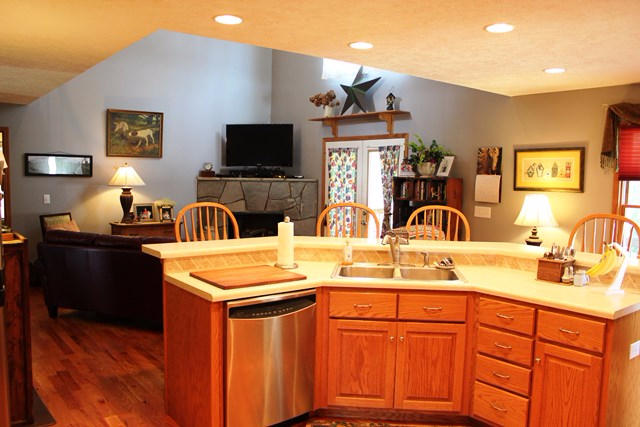520 Meadow Ridge Drive Callaway, VA 24067 - Photo 10 of 51 Kitchen to Great Room