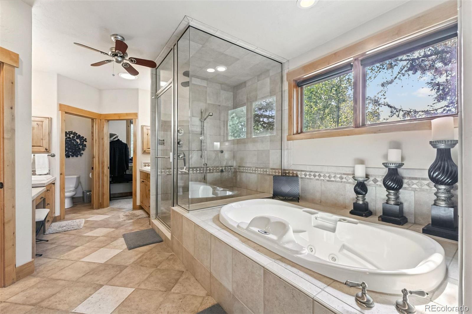 1730 Red Hawk Road Silverthorne, CO 80498 - Photo 13 of 50 a bathroom with a tub and a shower