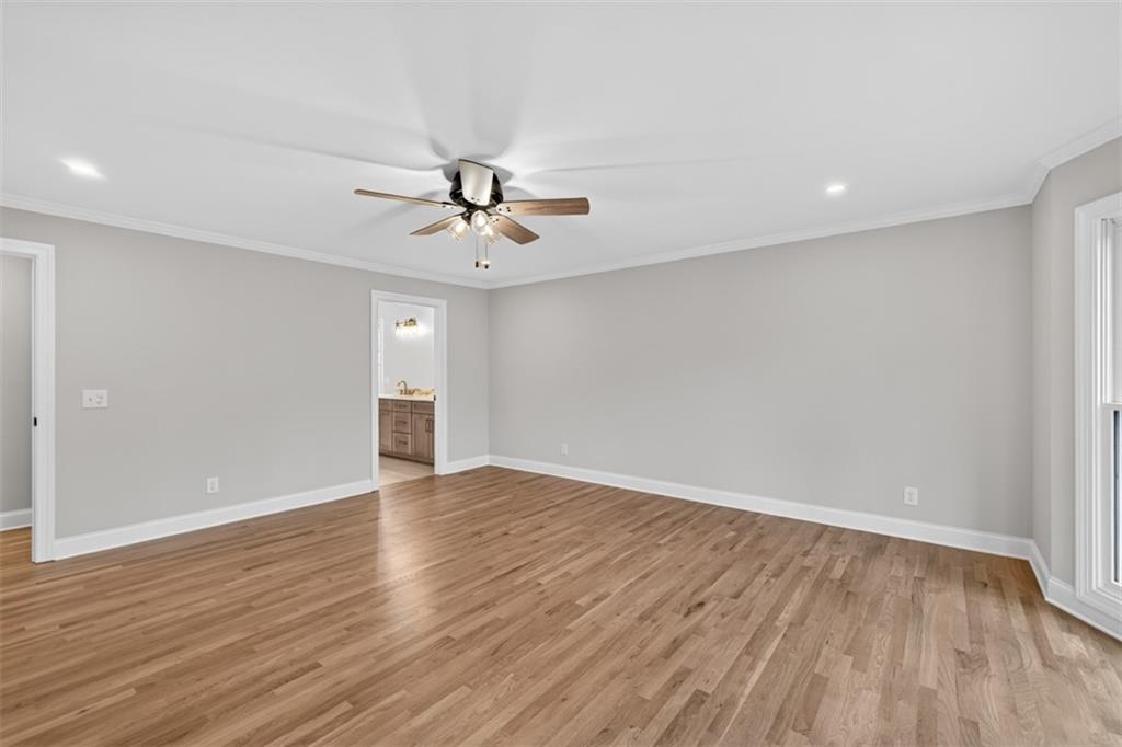3110 Flatbottom Road Ball Ground, GA 30107 - Photo 33 of 89 a view of an empty room with wooden floor
