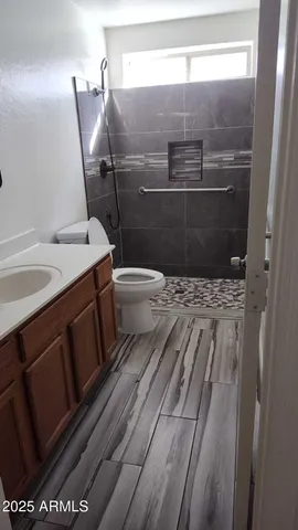 a view of wooden floor