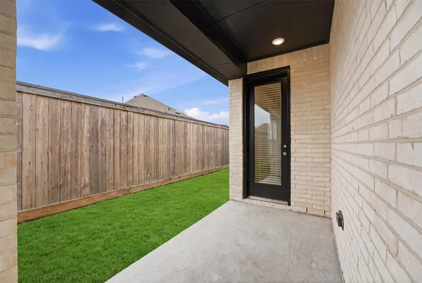 a view of a porch