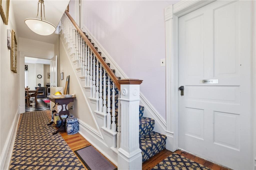 156 Rockdale Road Rockwood, PA 15557 - Photo 6 of 35 a view of entryway with wooden floor