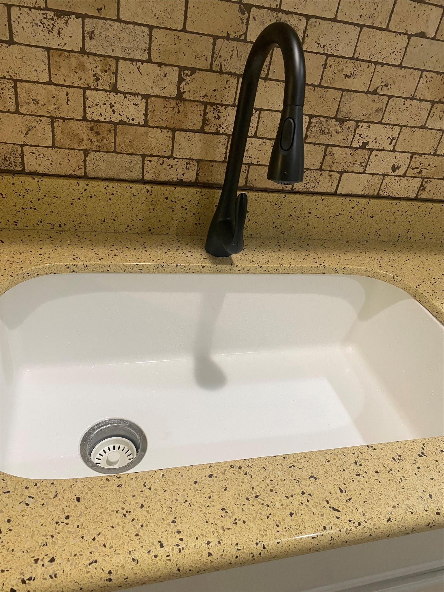 3107 Raccoon Run Spring, TX 77373 - Photo 29 of 35 New white granite single basin kitchen sink with new water saving faucet