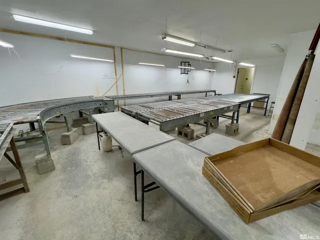 a room with furniture