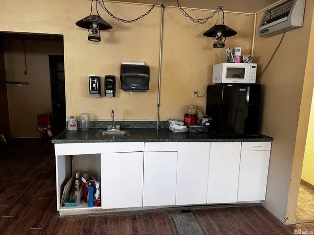 a view of a storage and utility room