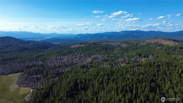 a view of a city with sunset view