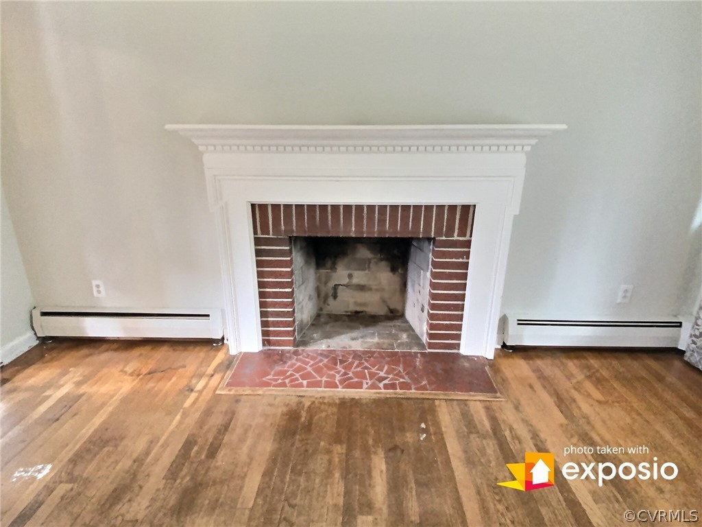 3625 Snyder Road Richmond, VA 23235 - Photo 14 of 27 Brick fireplace n living room.