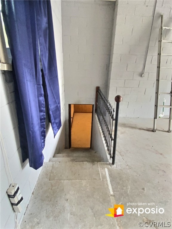3625 Snyder Road Richmond, VA 23235 - Photo 25 of 27 Stairs leading to basement room and laundry room.