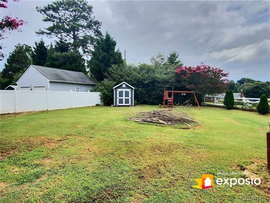 3625 Snyder Road Richmond, VA 23235 - Photo 8 of 27 Expansive backyard with detached shed