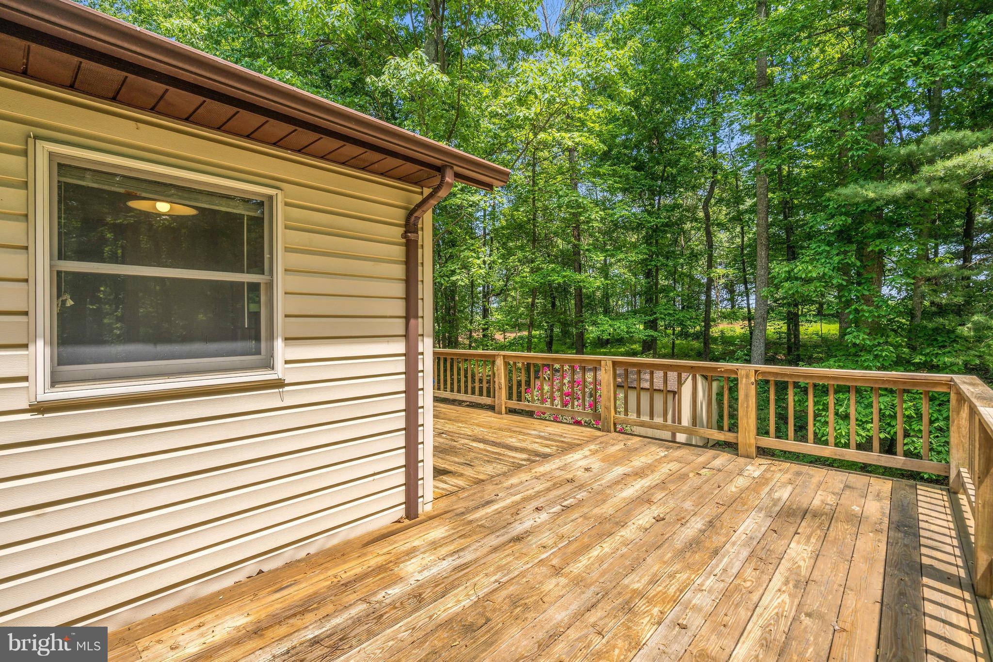 11320 Drogheda Mountain Road Rixeyville, VA 22737 - Photo 26 of 29 a view of a wooden deck