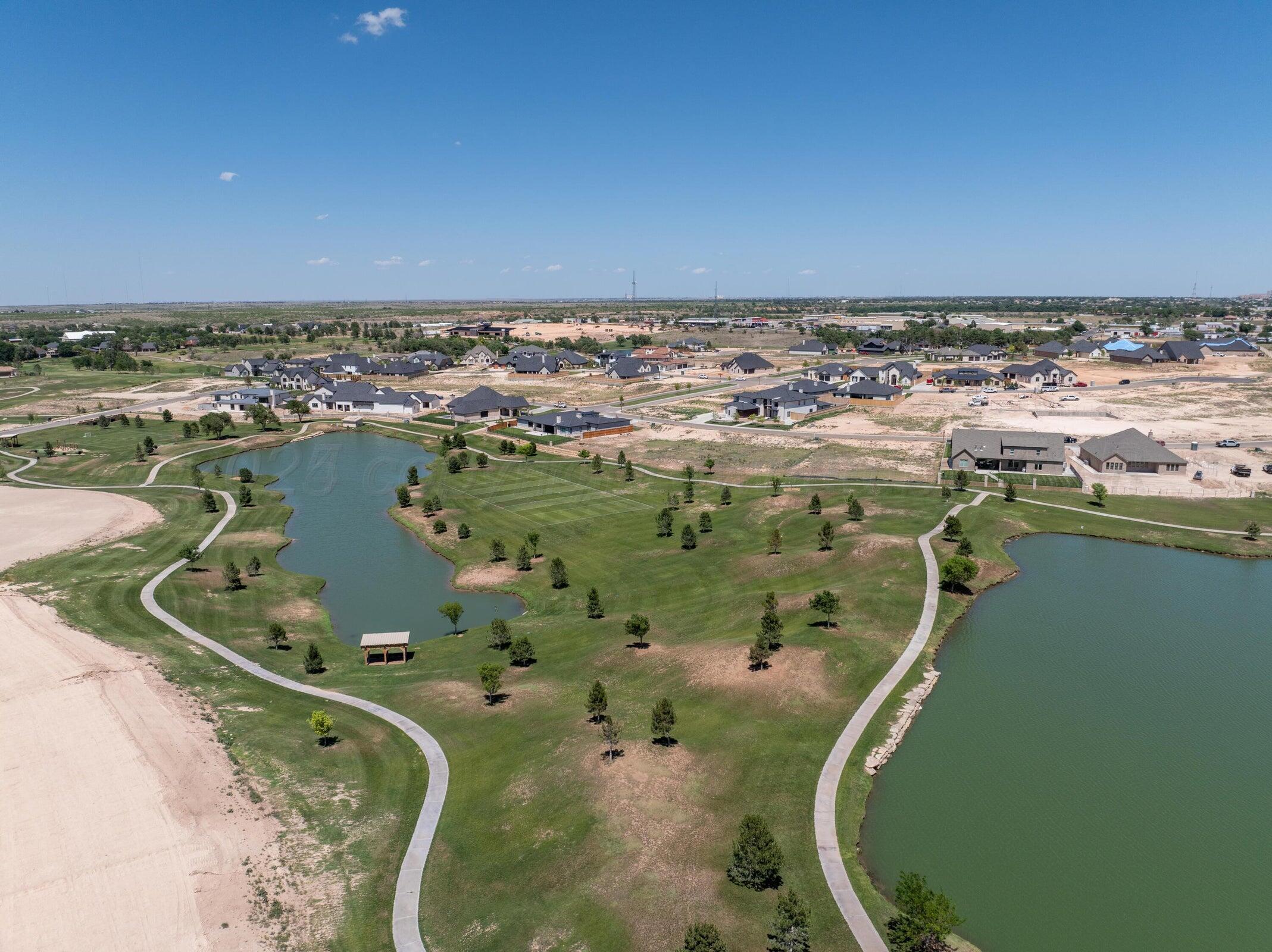 4300 North Rocking Chair Lane Amarillo, TX 79124 - Photo 2 of 2 an aerial view of a residential houses with outdoor space