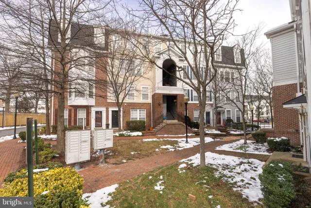 a view of a building with a street