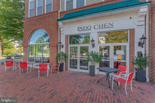 a view of a chairs in a patio