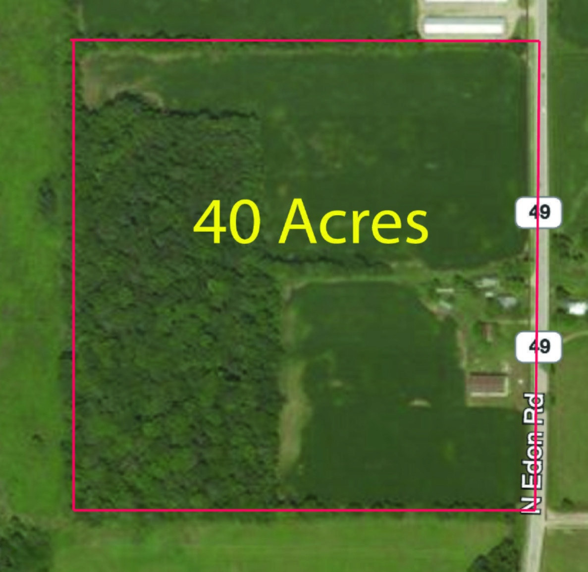 7900 South Edon Road Reading, MI 49274 - Photo 1 of 1 Vincent Aerial