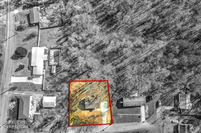 a front view of a house with a yard covered in snow