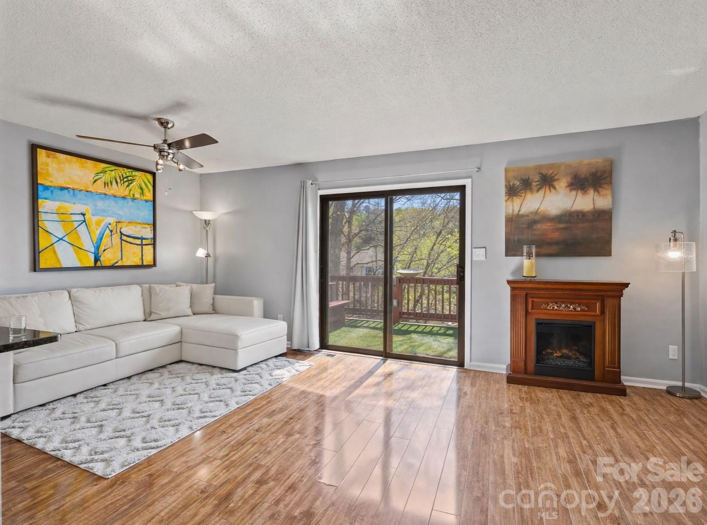 9067 Tulagi Court Fort Mill, SC 29708 - Photo 13 of 44 a living room with furniture and a fireplace