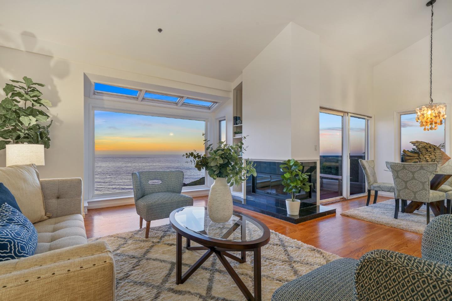 215 Roberts Road Pacifica, CA 94044 - Photo 32 of 40 a living room with furniture and a potted plant