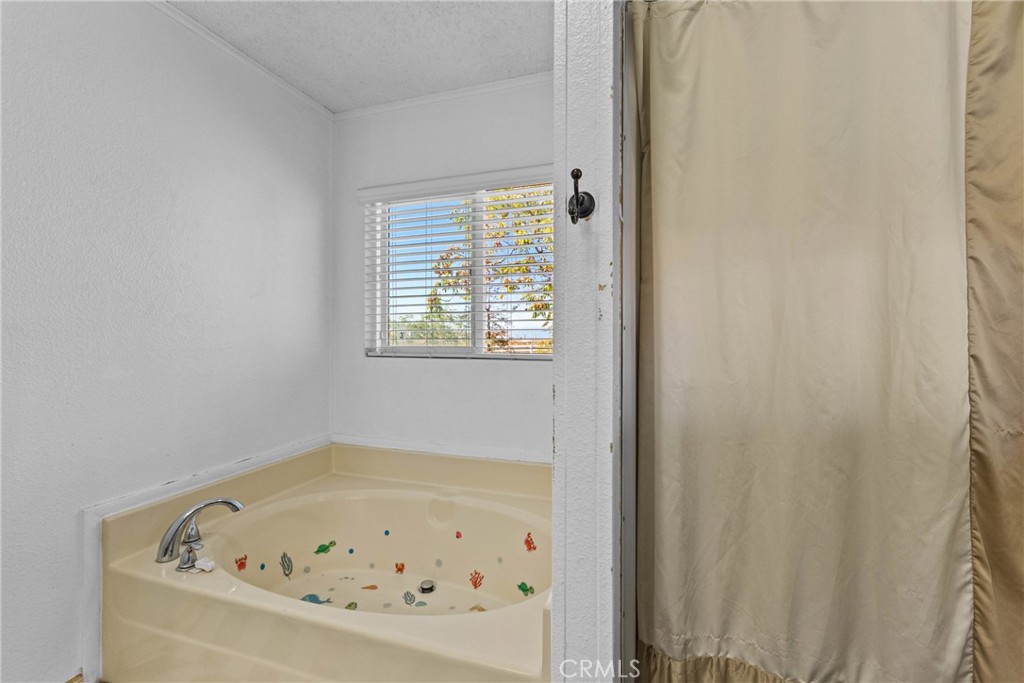 33945 Red Mountain Road Hemet, CA 92544 - Photo 22 of 30 a white bath tub sitting in a bathroom next to a window
