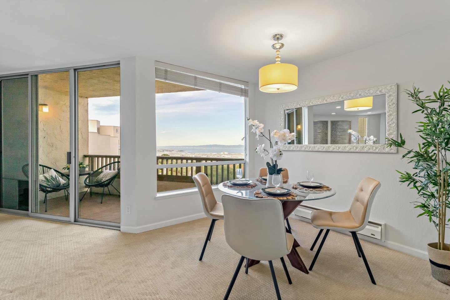 340 Vallejo Drive, Unit 53 Millbrae, CA 94030 - Photo 9 of 50 a view of a dining room with furniture window and outside view