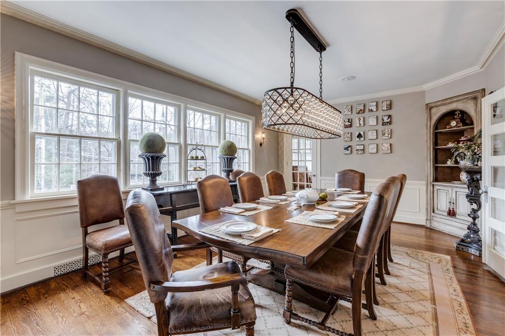 95 Woodland Road Pittsburgh, PA 15232 - Photo 8 of 25 The formal dining room is also flooded with wonderful natural light and features a built in shelving unit in one corner and a mantelpiece in the other corner of this beautiful space....