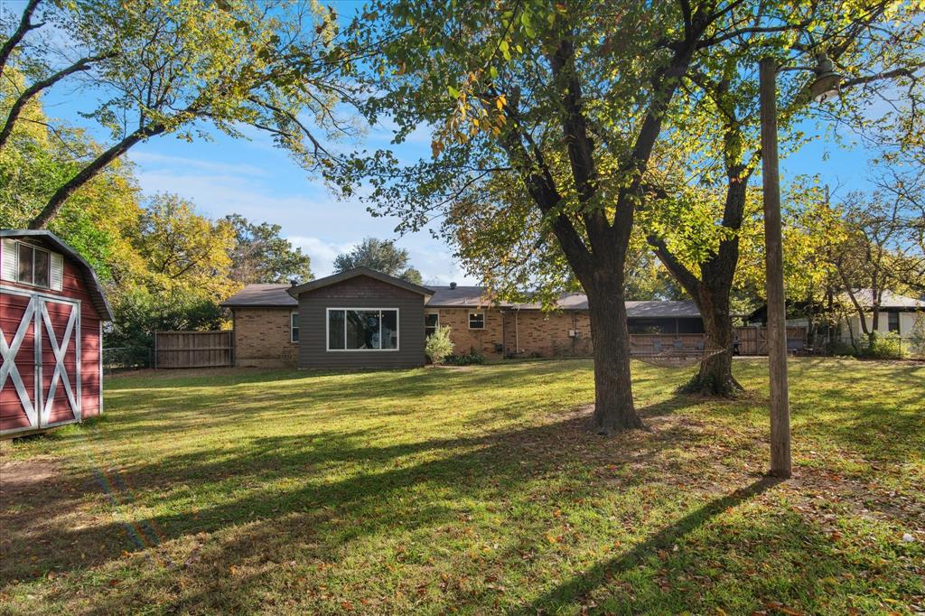 312 Old Justin Road Argyle, TX 76226 - Photo 21 of 24 a view of a yard in front of the house