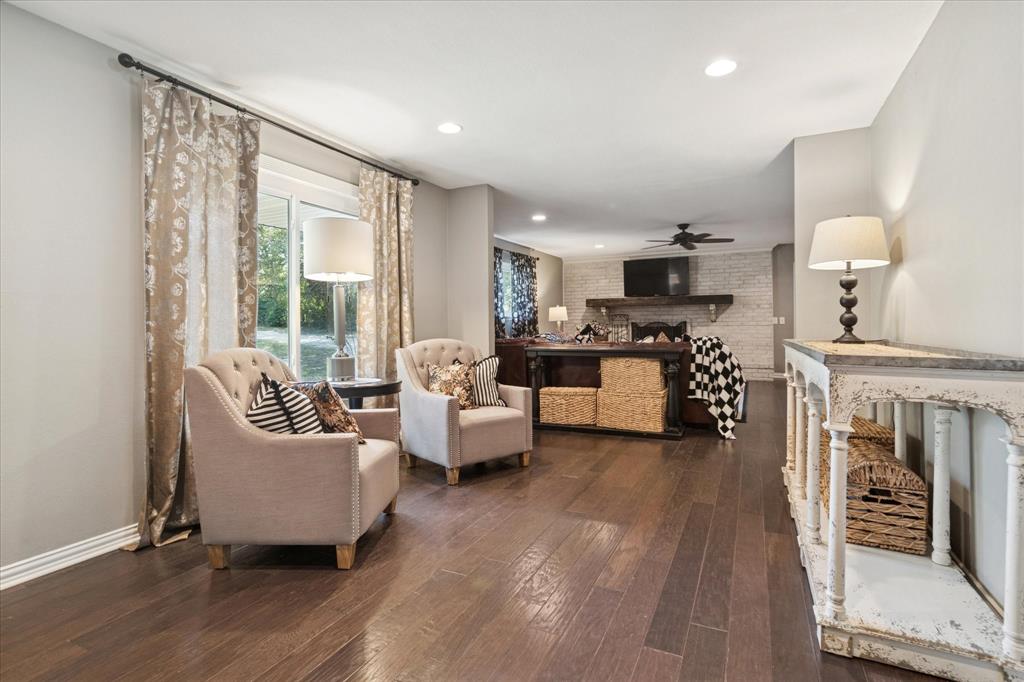 312 Old Justin Road Argyle, TX 76226 - Photo 3 of 24 a living room with furniture and a large window