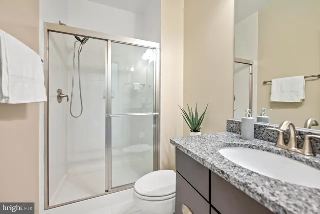 front view of a brick building