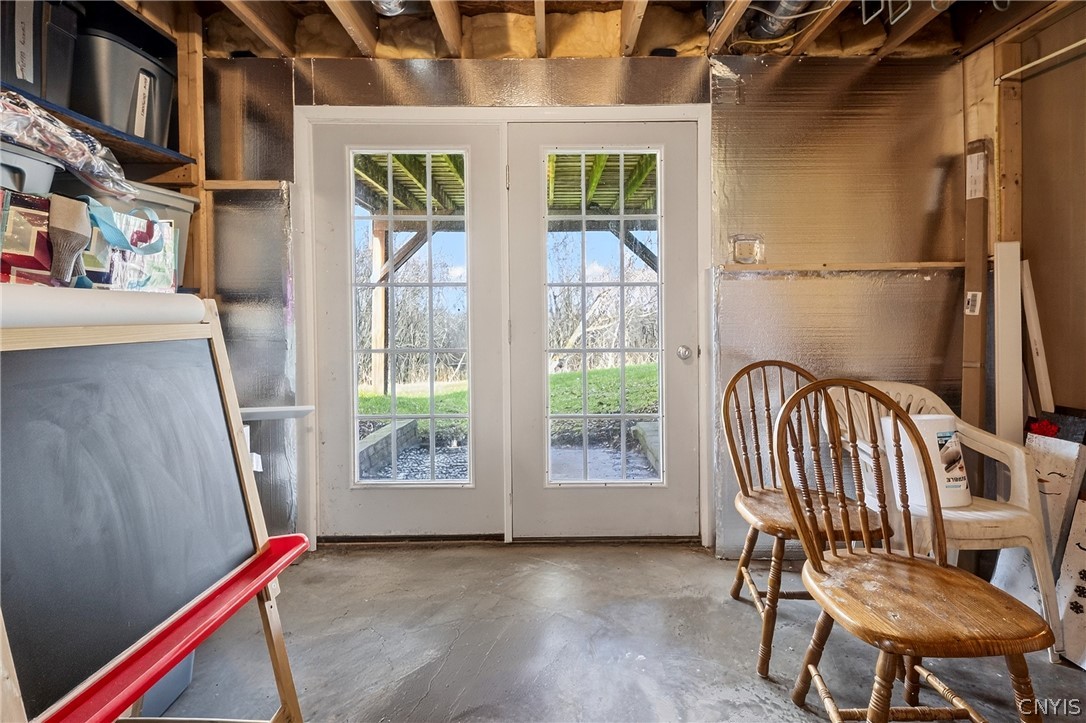 3934 Lafayette Road LaFayette, NY 13078 - Photo 27 of 33 Lower level/basement with walkout doors