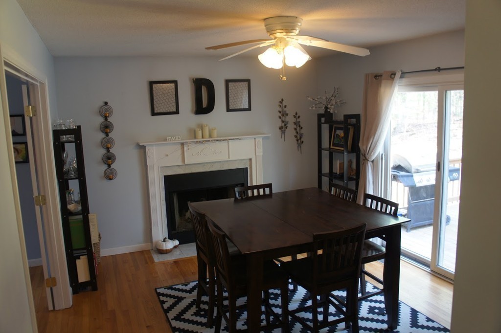 176 Palmer Road Brimfield, MA 01010 - Photo 6 of 17 a view of a dining room with furniture and a chandelier