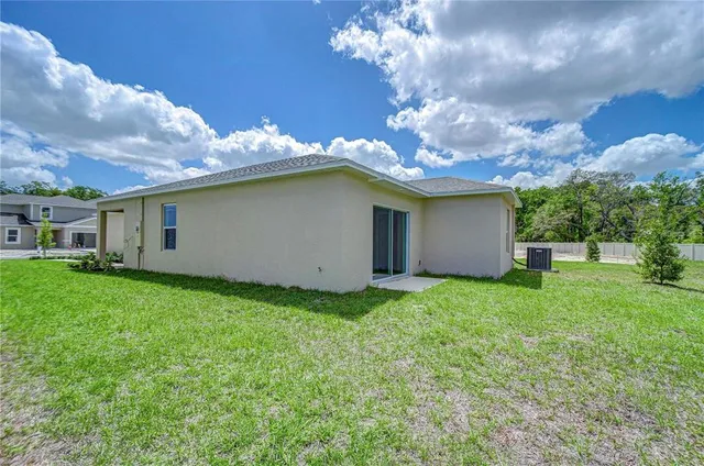 a house view with a garden space