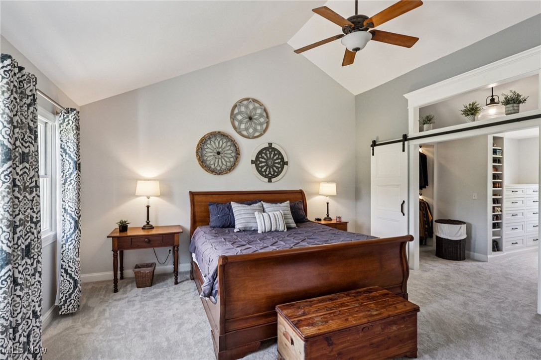 19075 Ridgeview Trail Chagrin Falls, OH 44023 - Photo 23 of 42 Spacious primary suite with vaulted ceiling