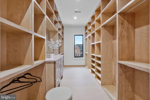 a view of a deck with a big yard