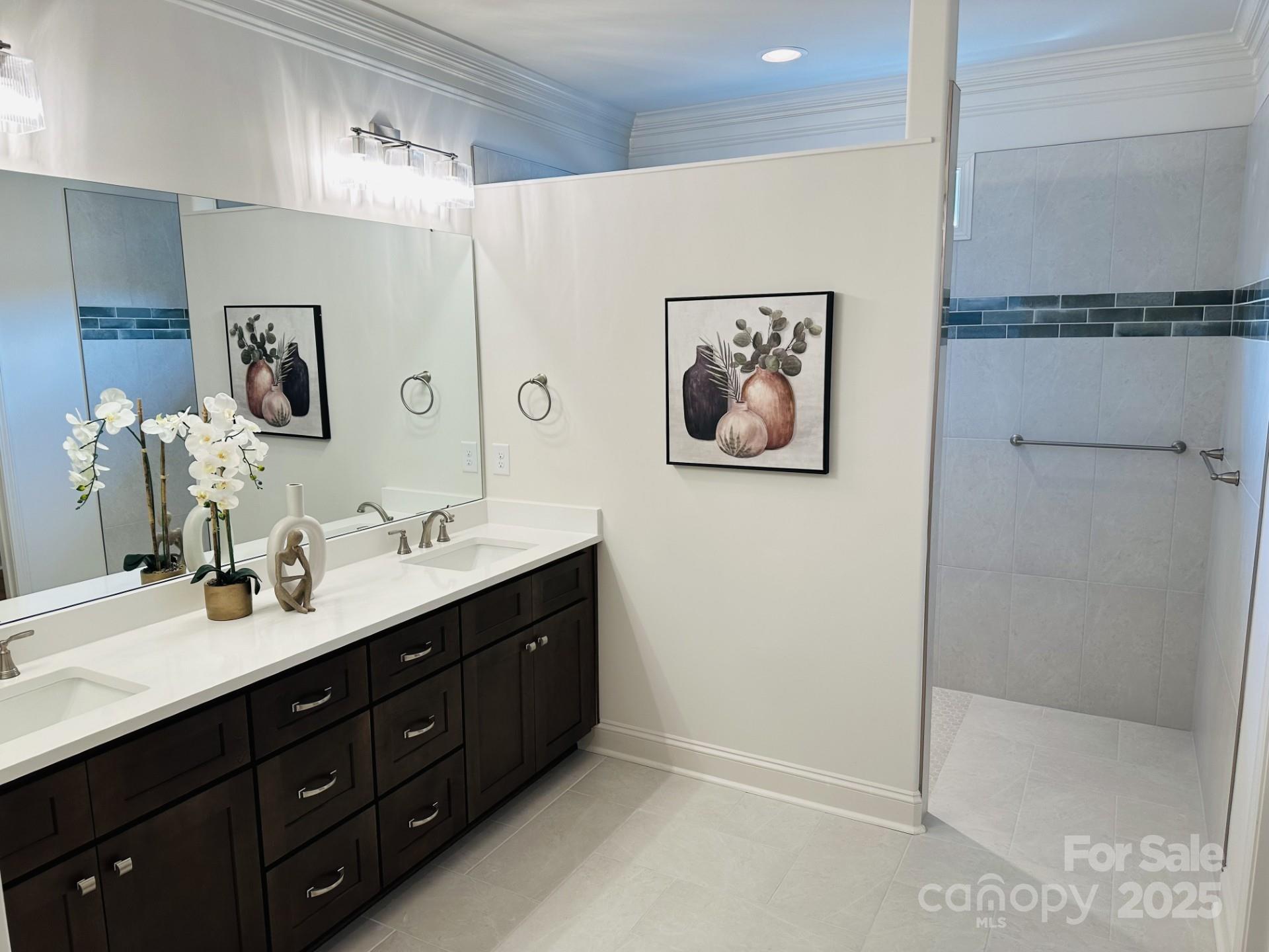 92 Silver Trce Lane Denver, NC 28037 - Photo 7 of 10 a bathroom with a double vanity sink mirror and double