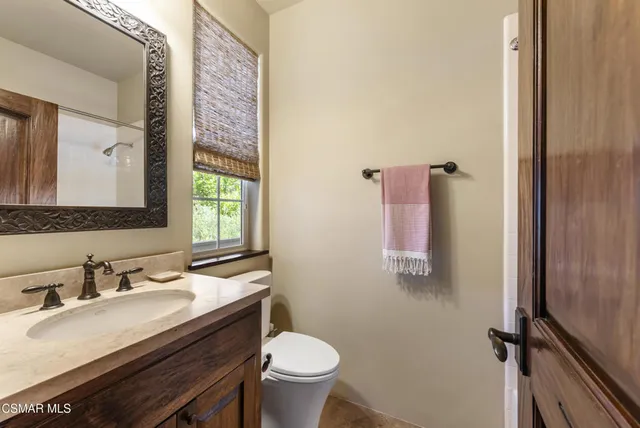 a view of balcony with a wooden floor