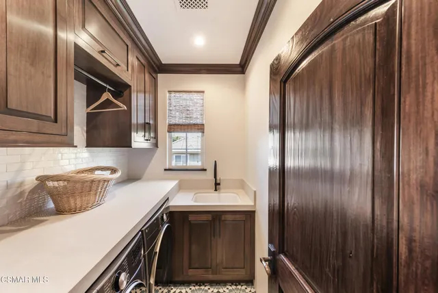 a view of open space with a garden