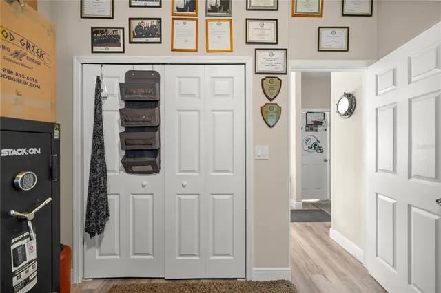 a bedroom with furniture and a couch