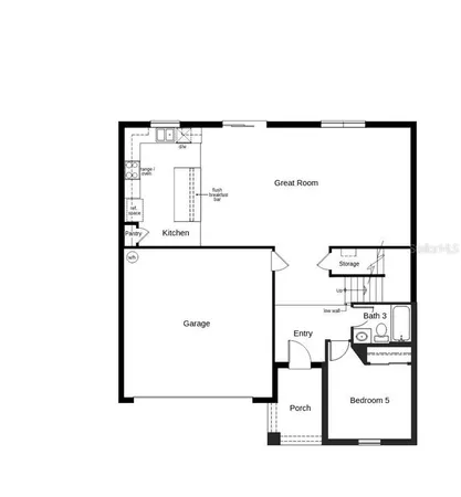 a picture of a floor plan