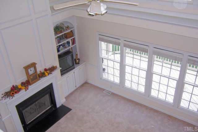 2-story family room with plant ledge above!